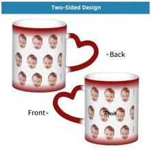 A Color-Changing Mug With A Customized Pattern, A Customized Birthday Gift, A Gift For Friendship Day, A Gift For Thanksgiving, A Gift For Easter, A Gift For Halloween. It Is Suitable For Occasions Such As Birthdays, Friendship Day