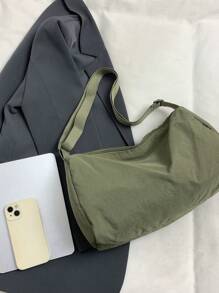 duke bear 大容量单肩包斜挎包女士枕头包，纯色