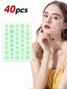 240/40 miếng dán che khuyết điểm mặt hình hoạt hình nhiều màu sắc, miếng dán hydrogel, cần thiết cho chụp ảnh, miếng dán trang trí hình ngôi sao, có thể che mụn và các khuyết điểm khác, dễ bóc ra, thích hợp cho các bữa tiệc, tụ họp, trang điểm, trang trí phòng, bàn trang điểm, du lịch, phòng ngủ, phụ kiện mỹ phẩm, quà Giáng sinh giá cả phải chăng, mỹ phẩm, dụng cụ trang điểm, quà tặng rẻ tiền, quà tặng cho phụ nữ, quà Giáng sinh, quà tặng khuyến mãi, du lịch, đồ rẻ tiền, đồ dùng cần thiết khi đi du lịch - Nhiều màu - Xem 6