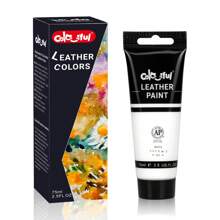Peinture acrylique pour cuir pour la peinture de chaussures - 12 couleurs de peinture pour cuir pour la décoration de sacs et de portefeuilles, l'entretien des vestes en cuir, les artisanats DIY et la personnalisation de projets en cuir, (75 ml, 2,5 oz), 12 couleurs de peinture acrylique pour cuir, 12 ml (0,4 oz), 18/36 couleurs de peinture acrylique pour cuir, 30 ml (1,01 oz)