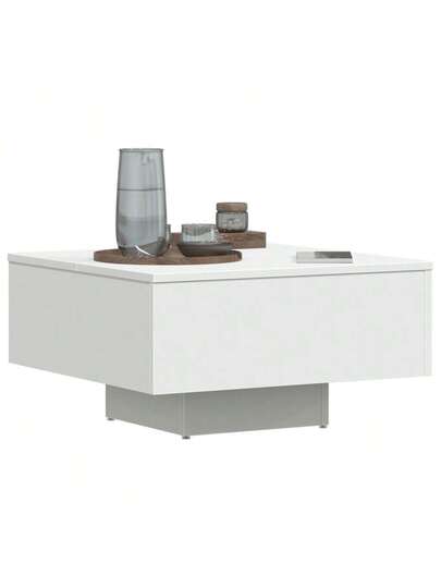 VidaXL Coffee Tafel 60x60x31.5 Cm Processed Wood Wit view 4