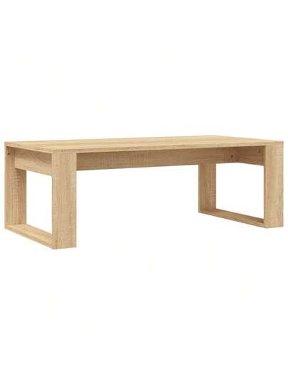 VidaXL Coffee Tafel 102x50x35 Cm Processed Wood Sonoma Oak view 6