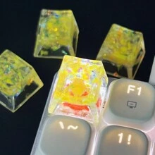 1pc Teclas de teclado mecânico coloridas, perfil OEM R4, material ABS, substituição de tecla ESC, acessório de computador DIY fofo presente