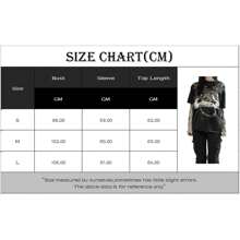 Women Y2k Fairy Grunge T Shirts Tops Goth Graphic Long Sleeve Crewneck Fake Two-Piece Loose Fit T-Shirt Spring Fall Vintage Aesthetic Oversized Baggy Tees Tops Punk Gothic Clothes - Brown - View 5
