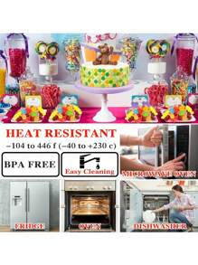 1pc 50-Cavity Silicone Bear Chocolate Mold, DIY Baking Tool For Gummy, Jelly, Chocolate, Candy, Ice Cube