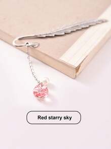 1 件玻璃压制干花植物标本书签，优雅叶子书签，复古文化用品，复古书签，学校用品，返校 - 彩色 - 查看 7