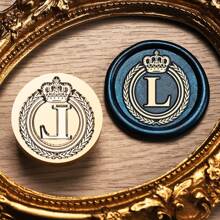 1 件复古字母蜡封印章 DIY 字母印章信头适用于剪贴簿婚礼邮票明信片信封爱好工艺装饰卡邀请函相册特惠（26 个字母）、返校、学校用品