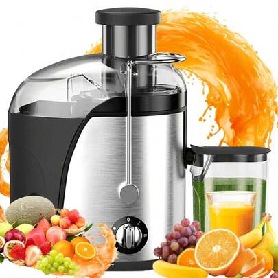 SHIXIONG Extractor de jugos,800W estractor electrico jugoscon 2 Modos de Velocidad,Jugo Rápido,Fácil de Limpiar,extractor centrífugo para frutas y verduras