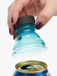 6pcs/Set Reusable Drink Can Toppers, Beverage Covers Spill Proof Lids - Multicolor - View 4