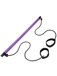 Barra de Pilates 1 peça, corda elástica multifuncional, barra de fitness, puxador de agachamento, equipamento de treinamento de ioga e exercícios de fitness, adequado para uso interno para criar um bom corpo, um ótimo presente