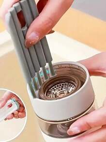 Multi-Function Computer Cleaning Kit: Soft Brush Keyboard Cleaner, Corner Gap Duster & Keycap Cleaner, Tools For Men - Multicolor - View 5