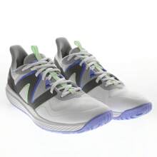 New Balance 男女通用网球硬地鞋 白紫 - 白色的 - 查看 6
