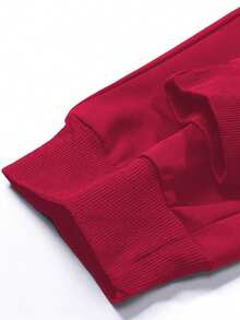 3 Stücke/Set Herren leichter Hoodie und Jogginghose Set, einfarbiger Grundstil, modisches lässiges Outfit mit Taschen und Tunnelzug Taille, geeignet als Geschenk für Ehemann/Freund, Frühling/Herbst Tragen, Straße, Pendeln, Outdoor-Aktivitäten, Urlaub - Verschiedenfarbig - Übersicht 7