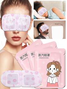 1/10/20/30/50PCS Pink Rose Steam Hot Compress Eye Mask, Moisturizes The Eyes, Relieves Fatigue, Relaxes The Body And Mind, Suitable For Long-Term Use Of Electronic Products Such As Computers And Mobile Phones, Students With High Study And Work Pressure, Office Workers, Business Travelers, Tourists, And People Who Stay Up Late