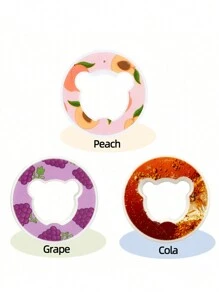 3/5 件装水瓶调味荚、熊形水瓶香囊、水果香环、户外运动香囊、0 糖 0 卡路里调味荚、情人节礼物、生日礼物、杯子配件-（调味荚仅改善嗅觉，而不是味觉）不改变水的味道，只让它闻起来很香 - 彩色 - 查看 11