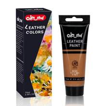Peinture acrylique pour cuir pour la peinture de chaussures - 12 couleurs de peinture pour cuir pour la décoration de sacs et de portefeuilles, l'entretien des vestes en cuir, les artisanats DIY et la personnalisation de projets en cuir, (75 ml, 2,5 oz), 12 couleurs de peinture acrylique pour cuir, 12 ml (0,4 oz), 18/36 couleurs de peinture acrylique pour cuir, 30 ml (1,01 oz)