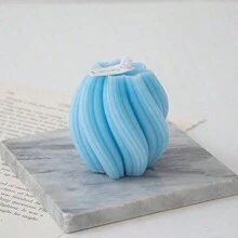 1 Stück kreative geometrische Aromatherapie-Kerze, nordische Wellen Kerze Dekoration, Sojawachsmaterial, geeignet für Heimdekoration, Tischdekoration, Raumdüfte, Fotoprops, Geschenke für Freunde und Familie, Geschenke, Urlaubsgeschenke, Aromatherapie-Kerze, Vier-Jahreszeiten-Kerze, Kerzen Dekoration - Verschiedenfarbig - Übersicht 13