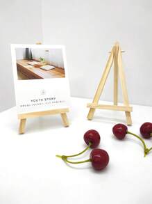6pcs/Set-Wood Display Easels, Wedding Table Decor Diy Tripod, Mini Wooden Tripod Display Easel Stand,Mr Mrs Wedding Love Rustic Wedding Engagement Decor Frame Painting Poster,Wedding Table Number Displaying Cards, Small Canvases,Photos,Painting Craft Artist Tripod