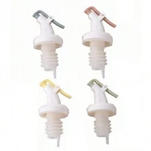 2个装油瓶嘴，厨房压油器，塑料油瓶盖，油壶塞 - 彩色 - 查看 3