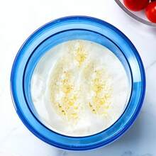 酸奶过滤器 - 酸奶奶酪机 - 果汁和坚果奶过滤机 - 凝乳机 - 厨房小工具配件 - 藍色 - 查看 5