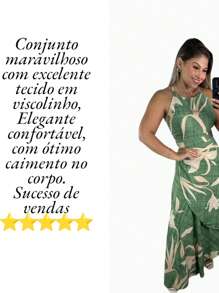 Women Two-Piece Outfits - 軍綠色 - 查看 4