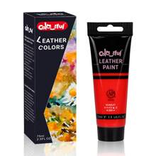 Peinture acrylique pour cuir pour la peinture de chaussures - 12 couleurs de peinture pour cuir pour la décoration de sacs et de portefeuilles, l'entretien des vestes en cuir, les artisanats DIY et la personnalisation de projets en cuir, (75 ml, 2,5 oz), 12 couleurs de peinture acrylique pour cuir, 12 ml (0,4 oz), 18/36 couleurs de peinture acrylique pour cuir, 30 ml (1,01 oz)