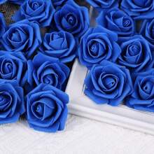 10/20/50/100pcs Artificial Flowers - Foam Rose Head, Fake Plant, Home, Dining Room, Living Room, Outdoor Garden Decoration, Autumn, Spring, Vase, Flower Wall, Wreath, Bridal Bouquet, Wedding Decoration, DIY Wreath Materials, Birthday Party Decoration Materials, Valentine's Day, New Year Gifts Graduation