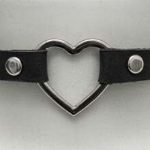 Cute Alternative Off Heart Choker Necklace For Women - 心 - 查看 4