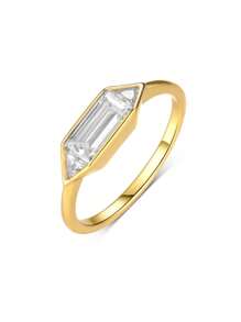 1 Classic Minimalist S925 Moissanite Ladies' Rings Suitable For Engagement Parties, Parties, Daily Wear, Anniversaries, Valentine's Day Gifts
