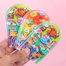 5pcs/10pcs Cartoon Handheld Pinball Maze Game, Interesting Maze Toy, Party Game, Birthday Gift, Suitable As Party Favor,Back To School - Multicolor - View 2