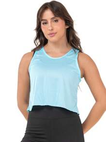 Women Basic Tops - Azul - Ver 3