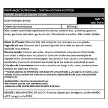 SOLDIERS NUTRITION Kit: Whey Protein Concentrate 1kg + Creatine Monohydrate 300g Jar - 100% Pure + Thermogenic Femme Burn 90g - Soldiers Nut - 香草 - 查看 3