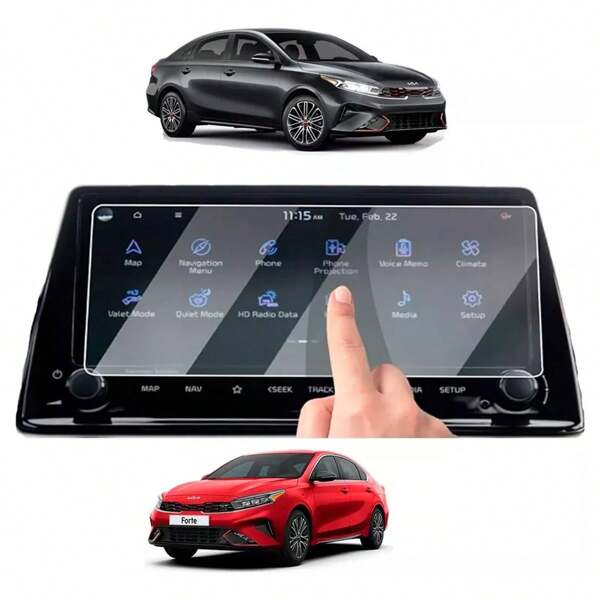 Protector De Pantalla Cristal Para Kia Forte Gt - Gt Line,Protector De Visualización Para Kia Forte Gt 2024 2023 2022, Película Protectora De Vidrio Templado De 10.25 Pulgadas Compatible Con Forte Gt, Resistente a Los Arañazos, Claridad Hd