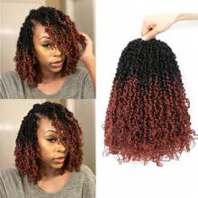 12 Inch 1 Pack Yanky Twist Crochet Hair Pre-Twisted Fluffy Spring Yankee Twist With Curly Crochet Hair For Women Crochet Hair Pre Looped Synthetic Hair Extension - Multicolor - View 14