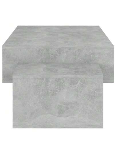 VidaXL Coffee Tafel 105x55x32 Cm Processed Wood Concrete Grijs view 6