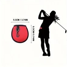 1pc Portable Golf Ball Cleaning Bag, Velvet Lined Cleaning Pouch With Clip & Hook For Golf Clubs And Balls, Detachable And Reusable, Perfect Gift For Golfers, Golf Accessories & Outdoor Sports