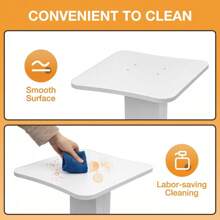 WUPYI Rolling Trolley Beauty Salon Cart Storage Organizer Stand White Outdoor Decor - White - View 9