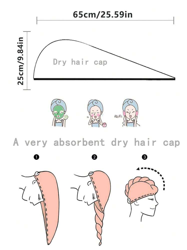 1 件女士可穿戴连帽浴巾，涤纶纤维，纯色，可爱动物刺绣图案，浴袍或厨房/面巾，吸水、快干且柔软，适用于浴室、酒店、派对、海滩、旅行、节日礼物 - 彩色 - 查看 11