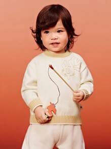 Suéter de punto para niños Mini Bala de Año Nuevo - blanco lechoso - Ver 1