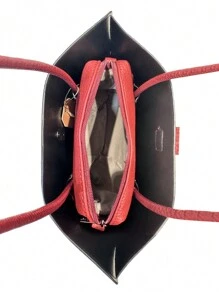 SAC MILANO: Décontracté, tendance, élégant, personnalisé, tendance, sac à main en PU de luxe avec pochette intérieure amovible, sangles pour l'épaule/à la main/bandoulière, quincaillerie métallique sur le rabat avant. Convient pour les fêtes, les vacances, les affaires, l'été, le style rétro, les week-ends. Idéal pour offrir.