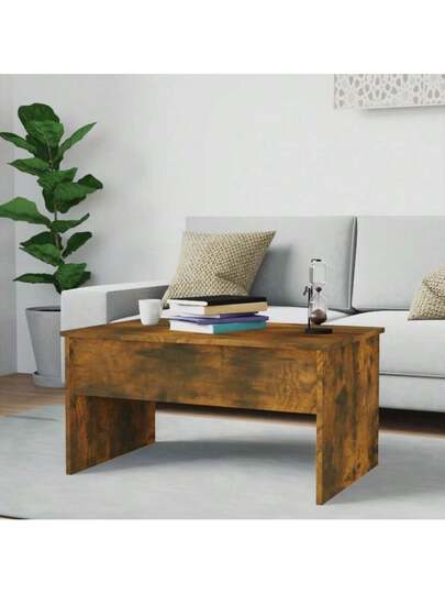 VidaXL Coffee Tafel 80x50.5x41.5 Cm Processed Wood Smoked Oak view 8