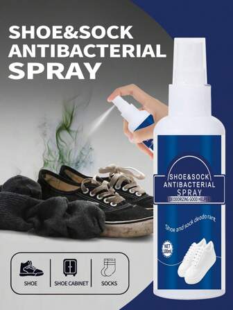Schoenen en sokken geurverwijderende spray Schoenen en sokken reinigen Zweet voeten Geur drogen Schoenenkast luchtverfrisser