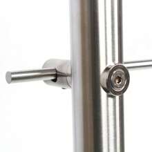 Stainless Handrail Outdoor Rail Safety Grab Garden Step Balustrade 100cm Silvery Color - 1 - View 7