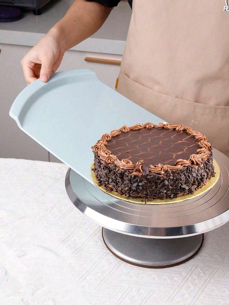 1pc Home Cake Transfer Shovel PP Cake Tray Shovel Piping Decoration Mobile Shovel Baking Tool