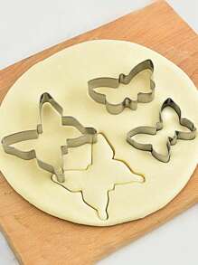 5pcs Stainless Steel Easter Butterfly Cookie Cutter Mold Set, DIY Baking Cake Molds - Cookie Cutters - View 3