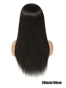 无胶皮肤融化蕾丝前丝滑直发假发雷米真人头发 180% 密度丰满假发戴上即可使用 4x4 蕾丝闭合假发自然黑色预切蕾丝闭合假发预拔融化发际线丝滑骨直发适合初学者适合女性 - 自然色&黑色系 - 查看 4