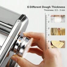 Nudelmaschine aus Edelstahl für Tagliatelle/Spaghetti/Lasagne/Ravioli