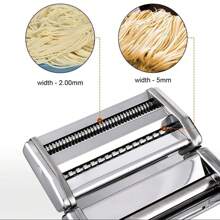 Nudelmaschine aus Edelstahl für Tagliatelle/Spaghetti/Lasagne/Ravioli