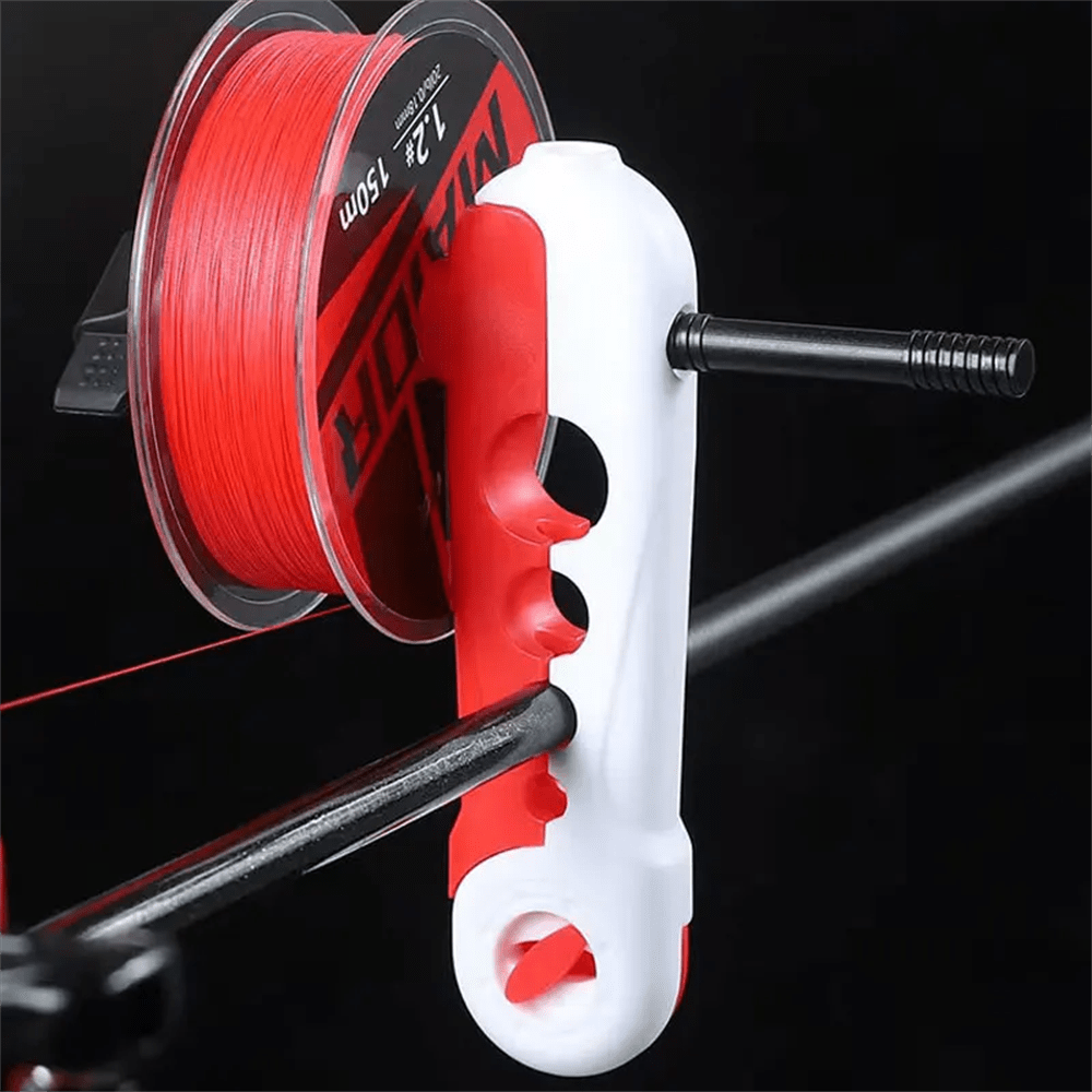 Topline Tackle 4pcs/Set Portable Fishing Line Reel Spooler,Adjustable Swivel Line Spools Winder Reel For Fishing Pole, Bait Casting Reel, Carp Fishing Gear