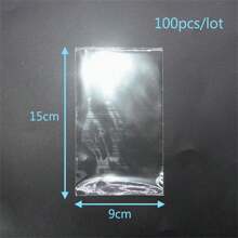 50/100 piezas Bolsas de celofán transparentes y de colores, bolsas de plástico OPP transparentes para empaquetar caramelos, chupetes, galletas, regalos, favores de fiesta, suministros de hornear